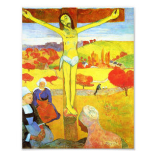 Gauguin Yellow Christus Print Foto Afdruk