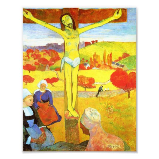 Gauguin Yellow Christus Print Foto Afdruk (Voorkant)