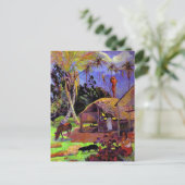 Gauguin - Zwarte varkens Briefkaart (Staand voorkant)