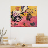 Gauguin's stille leven met hoofdvlucht poster (Keuken)