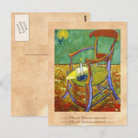 Gauguin's voorzitter vincent van gogh schilderij briefkaart (Voorkant / Achterkant)