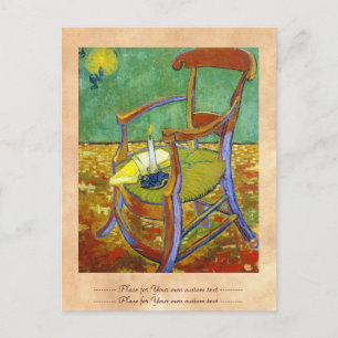 Gauguin's voorzitter vincent van gogh schilderij briefkaart