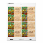 Gauguin's voorzitter vincent van gogh schilderij etiket (Full Sheet)