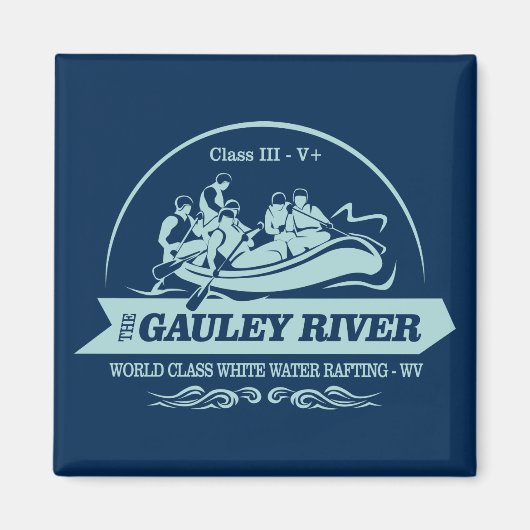 Gauley (rafting2) magneet (Voorkant)