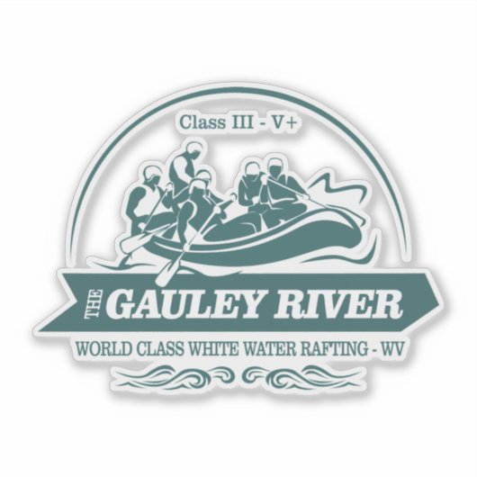 Gauley (rafting2) sticker (Voorkant)