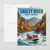 Gauley River West Virginia Briefkaart (Voorkant / Achterkant)