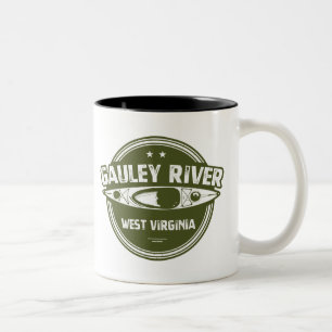 Gauley River, West Virginia Tweekleurige Koffiemok