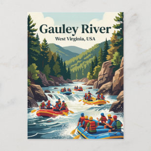 Gauley River, West Virginia, VS Briefkaart
