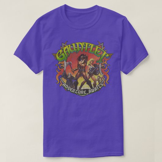 Gauntlet Adventure wacht op 1985 T-shirt (Design voorkant)