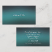 Gauss-turkoois Visitekaartje (Voorkant / Achterkant)