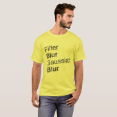 Gaussian Blur T-shirt (Voorkant volledig)
