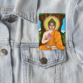 Gautam Boeddha knoop Button (Insitu)