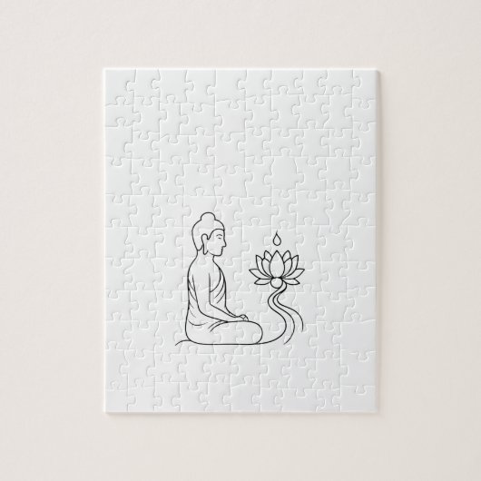 Gautam Buddh Dhamma Meditatiepuzzel | Vreedzaam S Legpuzzel (Verticaal)