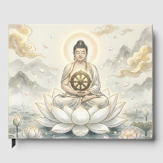 Gautam Buddh Meditatie Kunst Gastboek - Vreedzaam Gastenboek