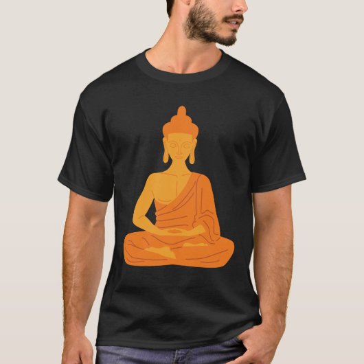 Gautam Buddha Geïnspireerd T-shirt Design (Voorkant)
