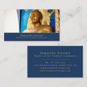 Gautama Buddha, boeddhisme, boeddhist Visitekaartje (Voorkant / Achterkant)