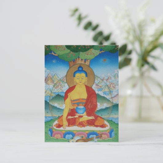 Gautama Buddha Briefkaart (Staand voorkant)