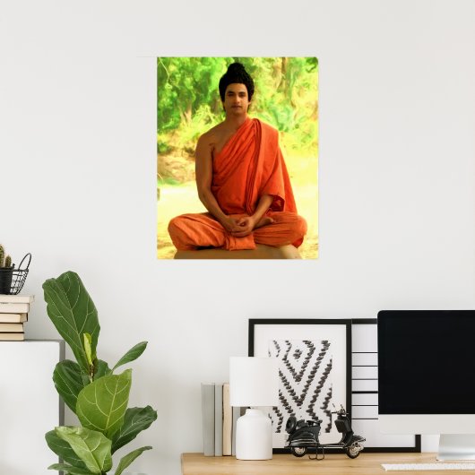Gautama Buddha Poster (Thuiskantoor)