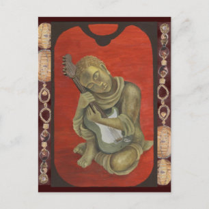Gautama en zijn Guitar Briefkaart