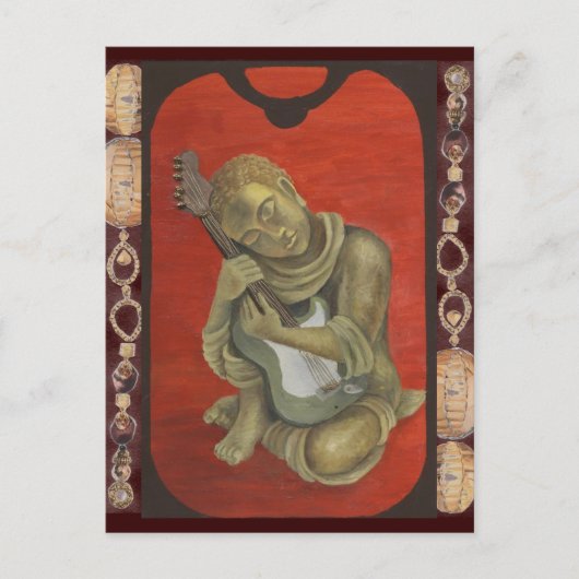 Gautama en zijn Guitar Briefkaart (Voorkant)