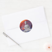 Gautama Siddhartha Buddha Ronde Sticker (Envelop)
