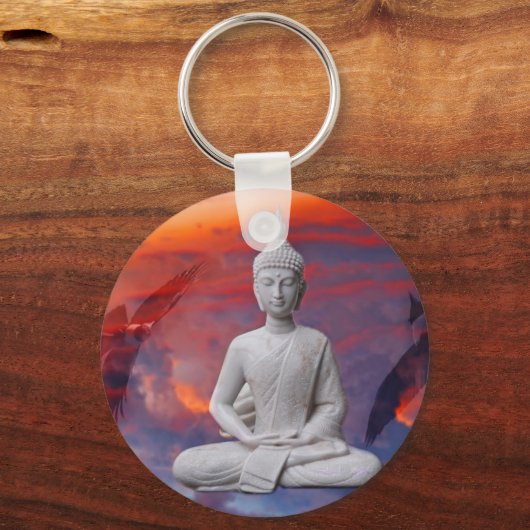 Gautama Siddhartha Buddha Sleutelhanger (Voorkant)