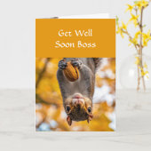 Gauw Beter Baas Leuk Ondersteboven Eekhoorn Kaart (Gele Bloem)