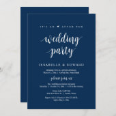 Gauw getrouwd, het is een feest na de bruiloft kaart (Voorkant / Achterkant)