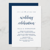 Gauw getrouwd, Het is een na het bruiloftsfeest  U Kaart (Voorkant / Achterkant)