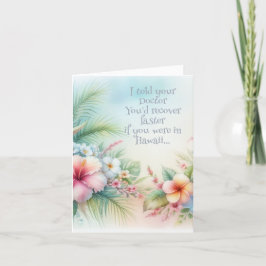 Gauw weer beter met een glimlach: Grappige wenskaa Bedankkaart