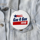 Gav voor Gov 2010 Ronde Button 4,0 Cm (In situ)