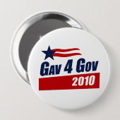Gav voor Gov 2010 Ronde Button 4,0 Cm (Voorkant /achterkant)