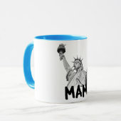 gave idee van een gave moederdag mok van vrijheid (Voorkant links)