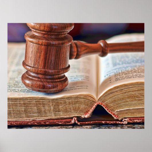 Gavel Bible Poster (Voorkant)
