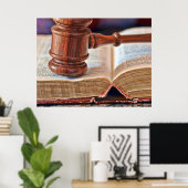 Gavel Bible Poster (Thuiskantoor)