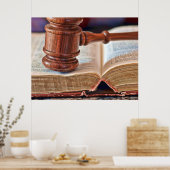 Gavel Bible Poster (Keuken)