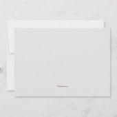 Gavel en geluidsblok beëdiging kaart (Achterkant)