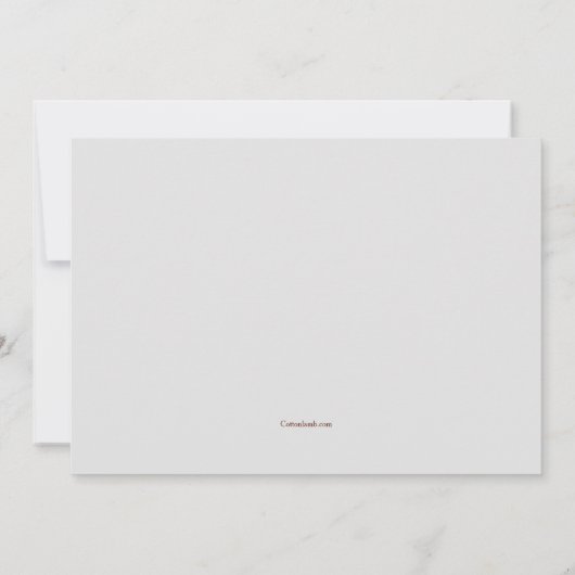 Gavel en geluidsblok beëdiging kaart (Achterkant)