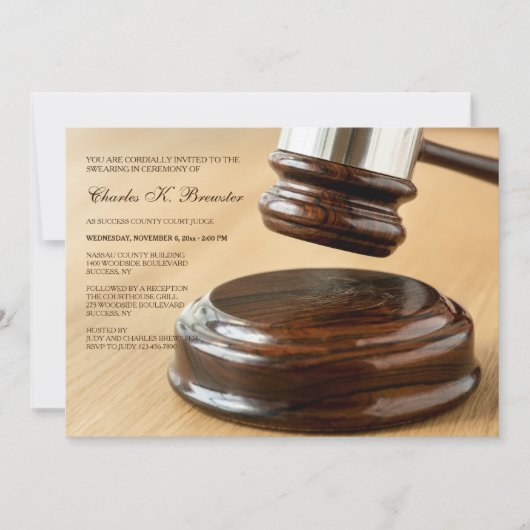 Gavel en Sound Block 2 Kaart (Voorkant)