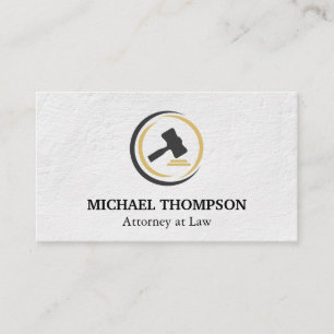 Gavel Logo   Procureur   Wet Visitekaartje