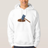 Gavel Mannen Hoodie (Voorkant)