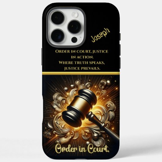 Gavel of Justice voor de rechter Case-Mate iPhone Case (Achterkant)