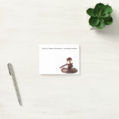 Gavel Post-It Notes van rechter (Kantoor)