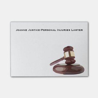 Gavel Post-It Notes van rechter
