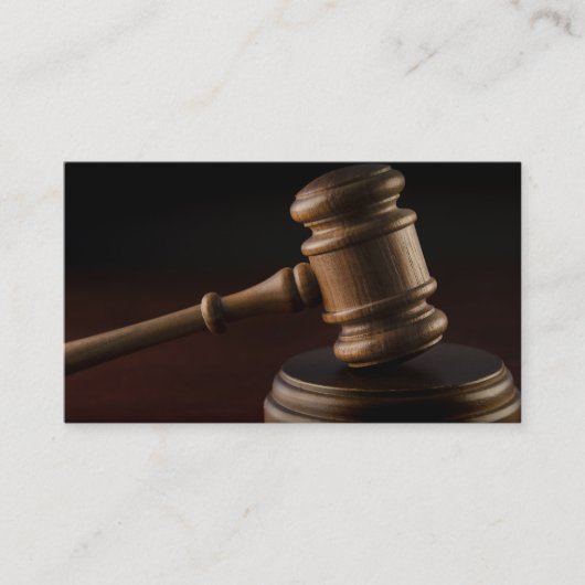 Gavel visitekaartjes (Voorkant)