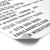 Gavels Logo, Silent Charity Auction Event Poster (Hoek)