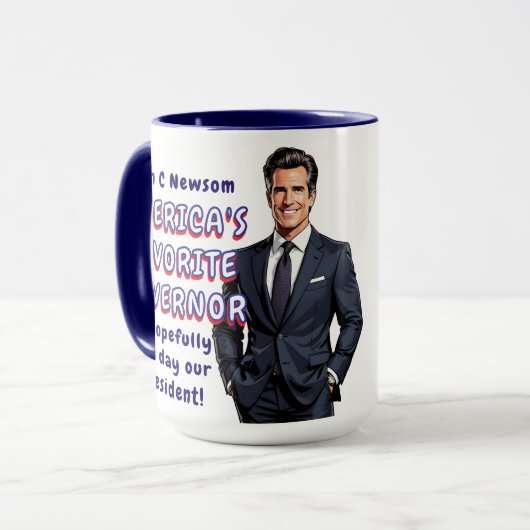 Gavin C Newsom | De favoriete gouverneur van Ameri Mok (Voorkant links)