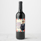 Gavin C Newsom | De favoriete gouverneur van Ameri Wijn Etiket (Voorkant)