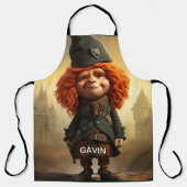 Gavin, de Wee Schotse Hooglander Schort (Voorkant)