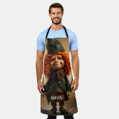 Gavin, de Wee Schotse Hooglander Schort (Gedragen)